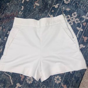 zara white tailored shorts - size XS